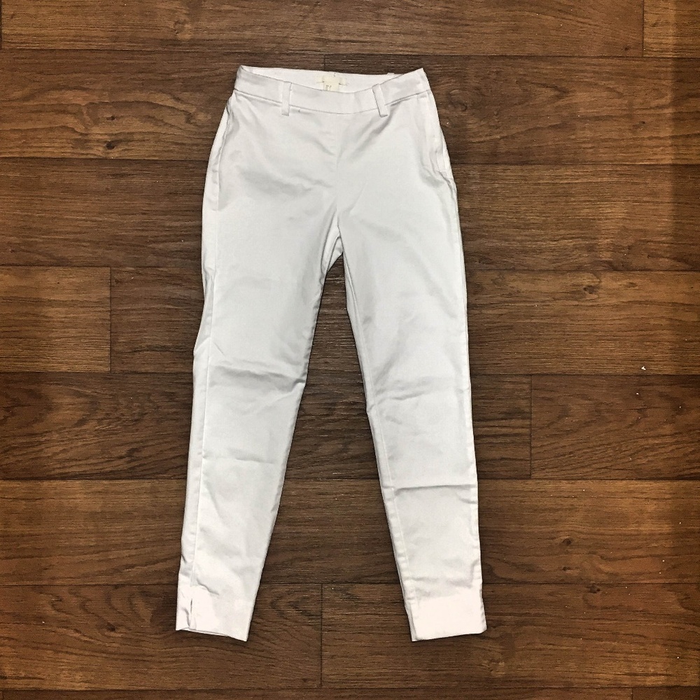 H&M White Pants Cotton Blend sz 2